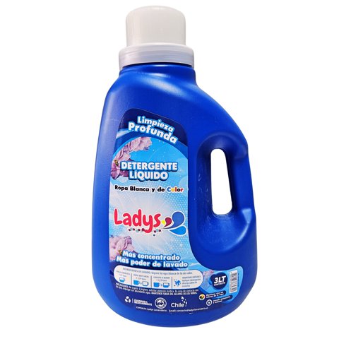 Detergente Liquido Hipoalergenico Ladys 3 Ltrs