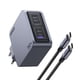 thumbnail image 2 of CARGADOR GAN TECH FAST SLIM 160W 3 USB-C / 1 USB-A&nbsp; + CABLE USB-C/USB-C&nbsp; 1.5M 240W MAX UGREEN X763, 2 of 4