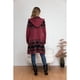 thumbnail image 2 of Sweater Largo Tapado Tipo Cardigan Mujer Abrigo Etnico Tendencia 7011, 2 of 3