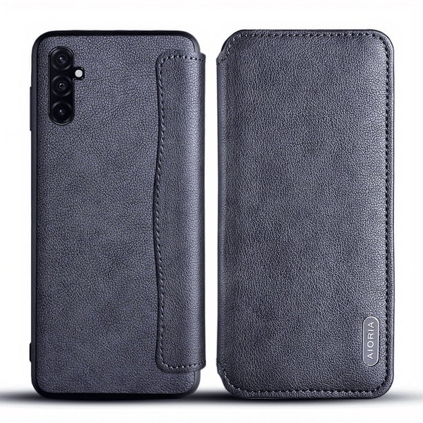 Luxury Leather Flip Cover With Stand Card Slot For Samsung Galaxy A13 5g Case Without Magnets