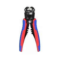 Genérico - Crimpeadora Alicate Prensa Pelacables + 1200 Terminales, Color Negro