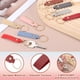 thumbnail image 3 of Uxcell 20 Pcs Blanks de Llavero de Cuero PU a Granel para Grabado Láser Kit de Llavero de Cuero con Anillos para Llaves para Suministros de Bricolaje Regalos (Rojo Oscuro, 5.3" x 0.8"), 3 of 6