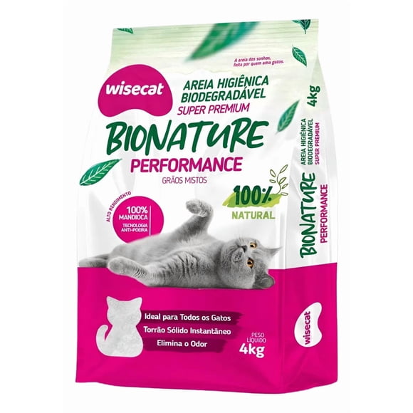 Arena de Yuca Granulada Mixta Biodegradable Wisecat 4kg Wisecat Mandioca