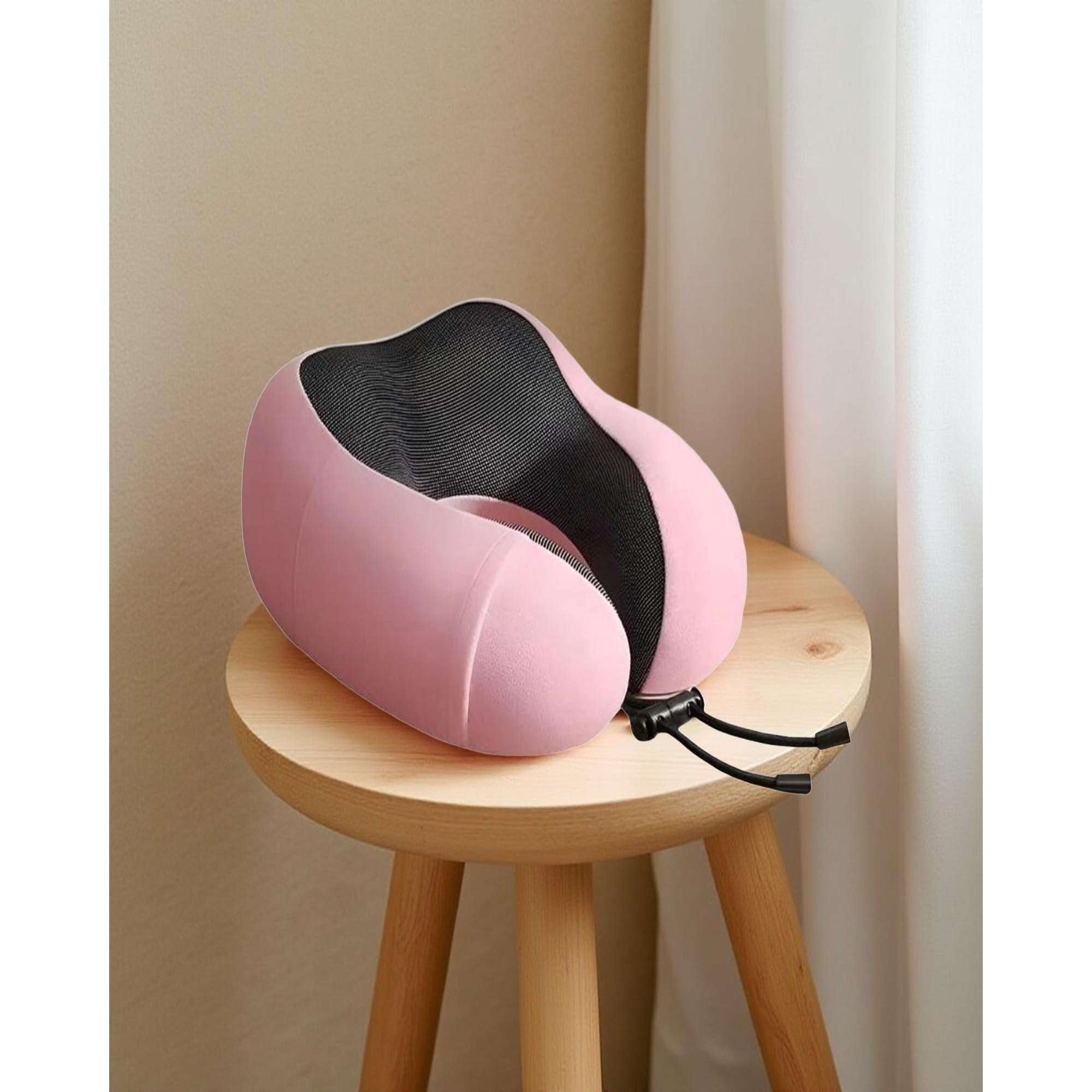 Imac Hogar - Almohada De Viaje Cervical Ergonómica Con Tela Magnética