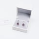 thumbnail image 3 of Aros Punto de Luz Plata Italiana 925 y Cristal Genuino Antique Pink, 3 of 4