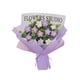 thumbnail image 2 of Ramo De Flores De Ganchillo Ramo De Ganchillo Duradero Para Café Aniversario Vacaciones Violeta, 2 of 3