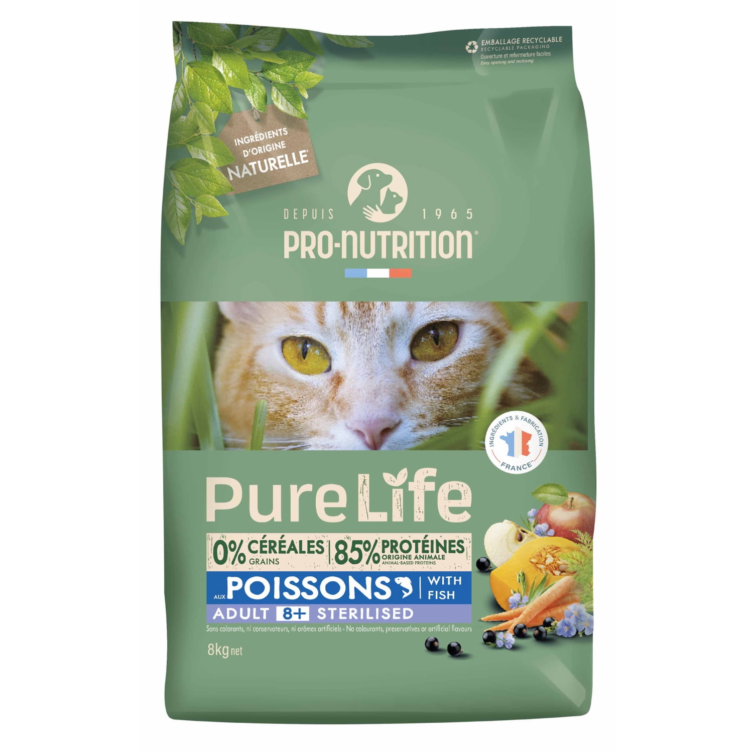 Pure Life Alimento Sterilized Cat 8+ 8kg