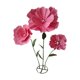 thumbnail image 5 of Flores Gigantes Para Decoración De Bodas Con Base De Pie Para Fiestas De Cumplea?os Rosa Roja, 5 of 5