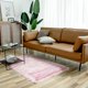 thumbnail image 1 of ALFOMBRA Ashler Home Deco 91 cm x 152 cm Rosa de Pelaje Sintético, 1 of 6