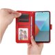 thumbnail image 2 of Funda tipo cartera FOXDOCK para Xiaomi Redmi Note 13 Pro 5G , diseño girasol en relieve, cuero PU, cierre magnético, soporte y tarjetero, 2 of 5