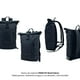 thumbnail image 3 of Mochila Roll Top Makalu 22L Impermeable Porta Notebook Lhotse negro Talla única, 3 of 8