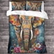 thumbnail image 3 of Juego de funda nórdica con estampado de elefante, ropa de cama decorativa con impresión 3D, funda de edredón con estampado creativo y cremallera oculta, juegos de ropa de cama para niños, ad, 3 of 3