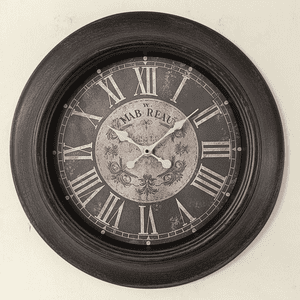 Genérico - Reloj De Pared 62.7X27.2X64.5 Cm Elemental Café