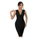 thumbnail image 2 of Vestido Ajustado Negro Talla S Mujer, 2 of 3