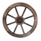 thumbnail image 2 of Wagon Wheel Leigh Country TX 93947, 18 cm, pino macizo y nogal, 2 of 6