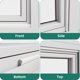 thumbnail image 4 of Sello impermeable para puertas Vannesse, 5 m, espuma en forma de cuña, 4 of 8