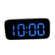 thumbnail image 1 of Reloj despertador con proyección LED Reloj de escritorio moderno con control por voz Azul, 1 of 5