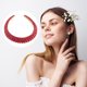 thumbnail image 5 of Diadema de Cristal de Unique Bargains, Cinta para el Cabello con Piedras de Imitación para Mujeres, 1.2 Pulgadas de Ancho, 1 Pieza Roja, 5 of 7