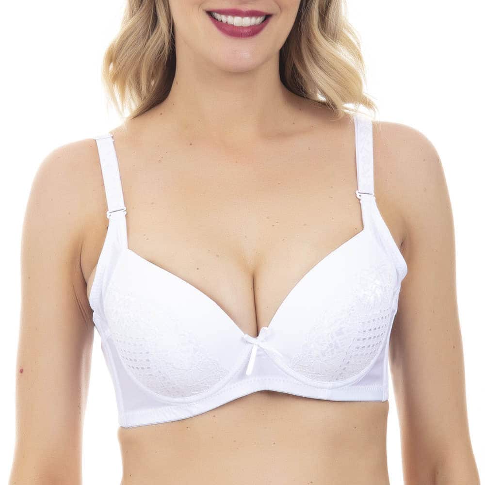 Lady Genny - Sosten Encaje Con Soft Push-Up