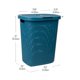 thumbnail image 3 of Cesto de ropa Mind Reader 50 L azul – juego de 2, estilo mimbre, 3 of 7