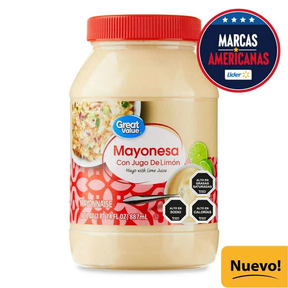 Mayonesa con Jugo de Limón Frasco, 850 g