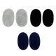 thumbnail image 1 of 3 pares de costuras oval codo / rodilla parches pantalones vaqueros reparan arte de costura apliques, 1 of 5