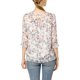 thumbnail image 3 of INSPIRE CHIC Camisas de Mujer de Manga 3/4 Blusas de Chifón Floral Blanco-Rosa Floral M, 3 of 7