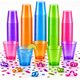 thumbnail image 1 of Set de 100 vasos plásticos neon para shots, 1 oz, 1 of 3