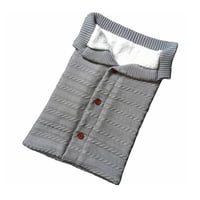 Mundo Online - Saco / Manta De Dormir Tejido Chiporro Para Bebes Gris