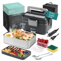 Fiambrera Eléctrica Annie & Mia Design 3.5 L 100 W 2 Capas