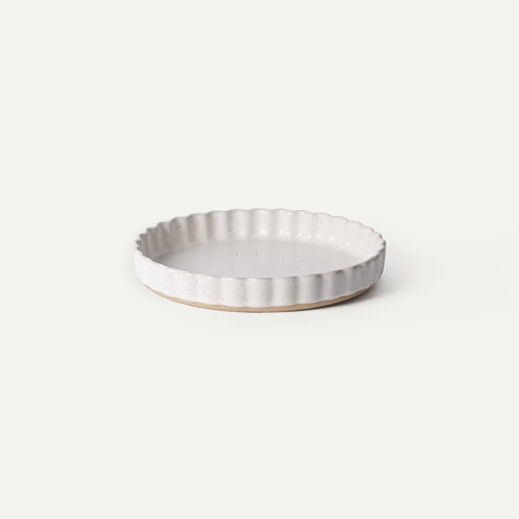 Molde para tarta MORA de cerámica 24 cm con borde acanalado