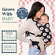 thumbnail image 3 of Portabebés AVA + OLIVER 7‑16 kg Floral Frontal/Trasero, 3 of 6