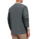 thumbnail image 3 of INSPIRE CHIC Camisa Polo de Hombre de Manga Larga con Botones y Cuello a Rayas XL Gris Oscuro, 3 of 6