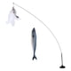 thumbnail image 1 of Cat Stick Toy Feathers Fuerte Succión Base IQ Mejora, 1 of 4