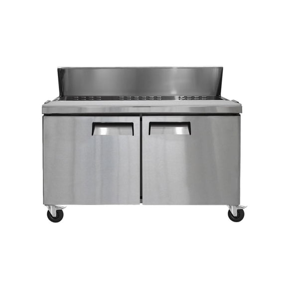 Salsera Refrigerada Acero Inoxidable 2 Puertas 125 Cm Norkalt
