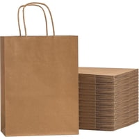 Gaune - Bolsas De Papel Kraft 42X17X49 Con Manilla / 25 Unidades