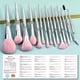 thumbnail image 3 of Juego de brochas de maquillaje Bueart Design Elegant Pink, 15 piezas con soporte, 3 of 7