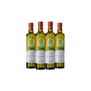 Aceite De Oliva Extra Virgen Olave Organico 4 X 500 Ml