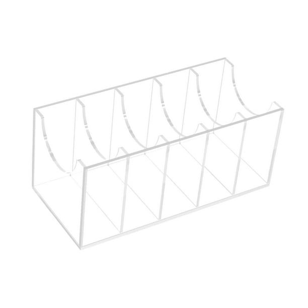 Organizador De Cinturones Armario Transparente Estante Para Cinturones Para El Hogar Para Cosméticos Pulseras Relojes 5 Compartimentos