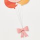 thumbnail image 4 of Tarjeta de Baby Shower Hallmark 13 cm con Globos para Niña, 4 of 6
