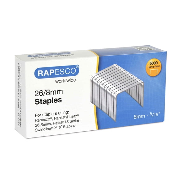 Grapas 26 8 Mm Caja De 5000 Galvanizadas