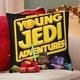 thumbnail image 4 of Aventuras de Jóvenes Jedi Fundas de almohada de terciopelo con tema, regalos de funda de almohada, decoración para el hogar, cojín de lanzar, regalo de cumpleaños para fans y parejas. 45cm x 45cm., 4 of 6
