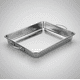 thumbnail image 4 of Bandeja Asadera Acero Inoxidable 50x35cm Para Horno Con Asas, 4 of 5