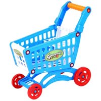 Genérico - Juguete Set Carrito De Compras Con Accesorios 56 Piezas Azul