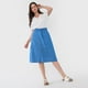 thumbnail image 4 of Falda Mujer Larga Botones Azul Medio Corona, 4 of 5