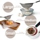 thumbnail image 2 of Juego de coladores Makerstep de acero inoxidable de 100, 140 y 200 ml para cocina, 2 of 9