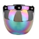 thumbnail image 3 of Visera solar retro para motocicleta con tres cierres a presión, resistente al viento y con lentes de colores, 3 of 8