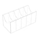 thumbnail image 4 of Organizador De Cinturones Armario Transparente Estante Para Cinturones Para El Hogar Para Cosméticos Pulseras Relojes 5 Compartimentos, 4 of 5