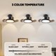 thumbnail image 3 of Ventilador de techo APBEAMLighting de 28" con aspas retráctiles y luz, 3 of 9