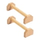thumbnail image 4 of 2x soportes de barras de flexión, barras de flexión para entrenamiento de fuerza física, paralelas de madera para viajes, interior, exterior, gimnasia M, 4 of 5
